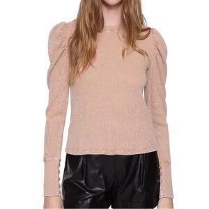 Rebecca Minkoff Astrid Puff Sleeve Top, NWT